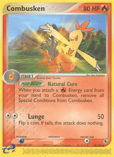 Carta Pokémon Combusken 28