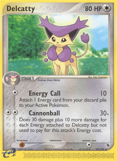 Carta Pokémon Delcatty 29