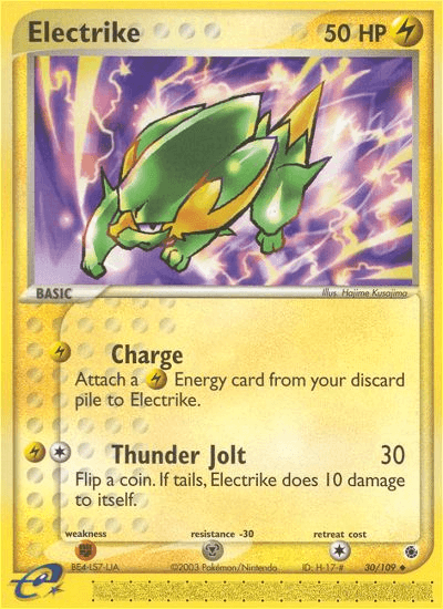 Carta Pokémon Electrike 30