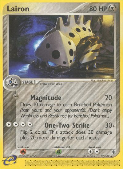 Carta Pokémon Lairon 37