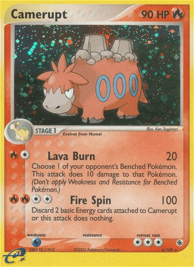 Carta Pokémon Camerupt 4