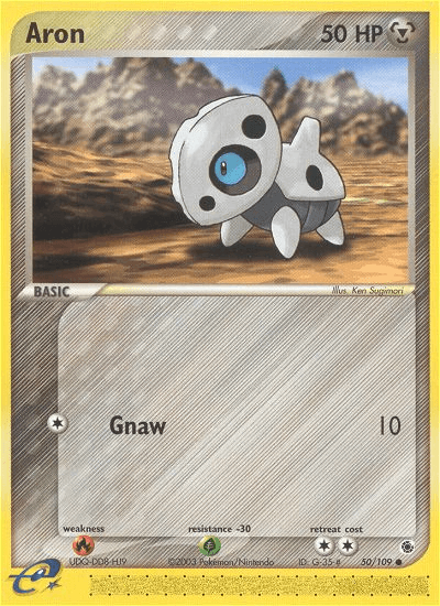 Carta Pokémon Aron 50