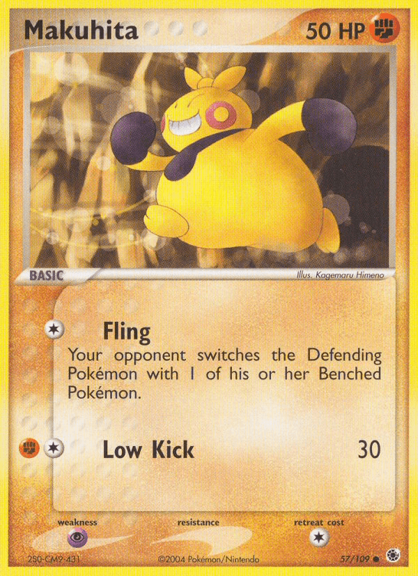 Carta Pokémon Makuhita 57