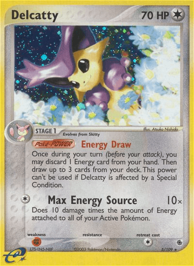 Carta Pokémon Delcatty 5
