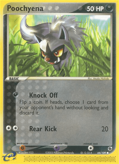 Carta Pokémon Poochyena 64