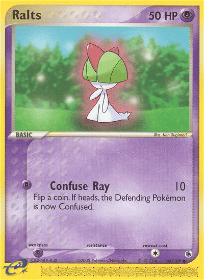 Carta Pokémon Ralts 66