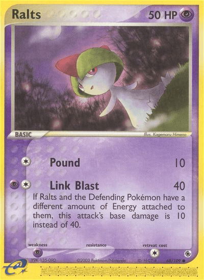 Carta Pokémon Ralts 68