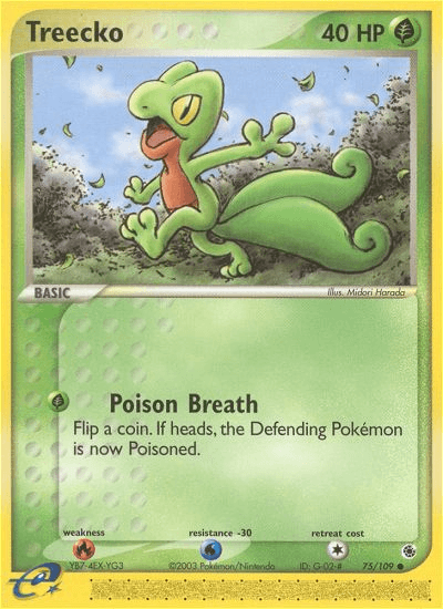 Carta Pokémon Treecko 75