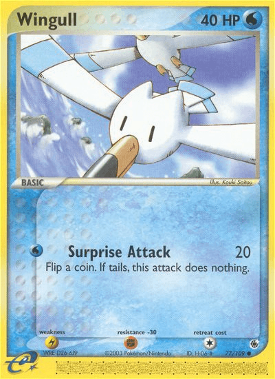 Carta Pokémon Wingull 77