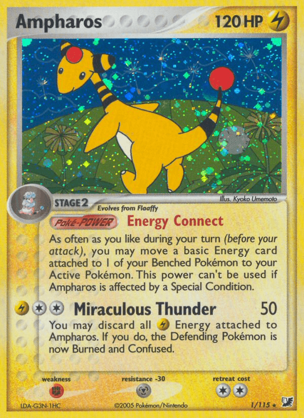 Carta Pokémon Ampharos 1