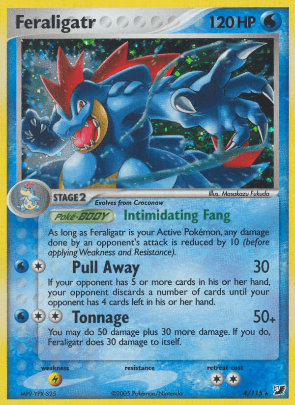 Carta Pokémon Feraligatr 4