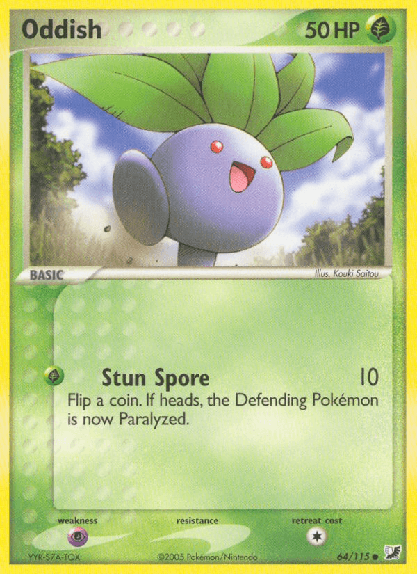 Carta Pokémon Oddish 64