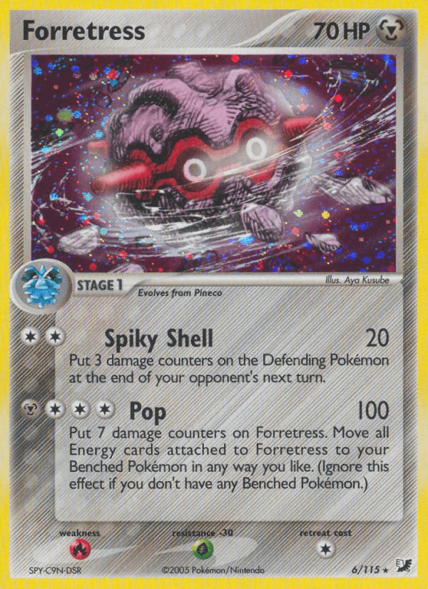Carta Pokémon Forretress 6