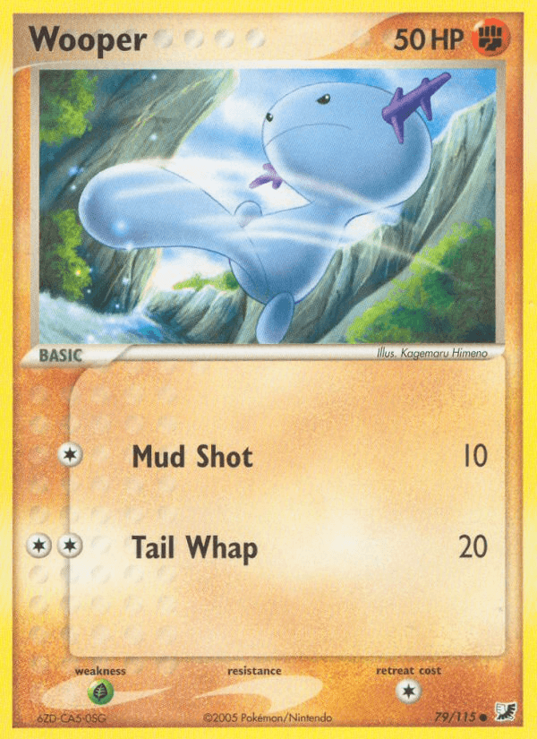 Carta Pokémon Wooper 79