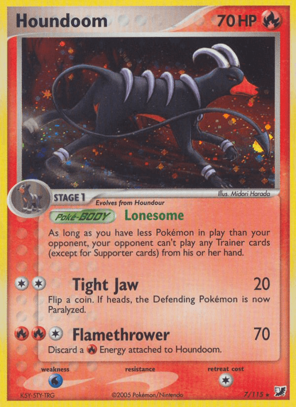 Carta Pokémon Houndoom 7