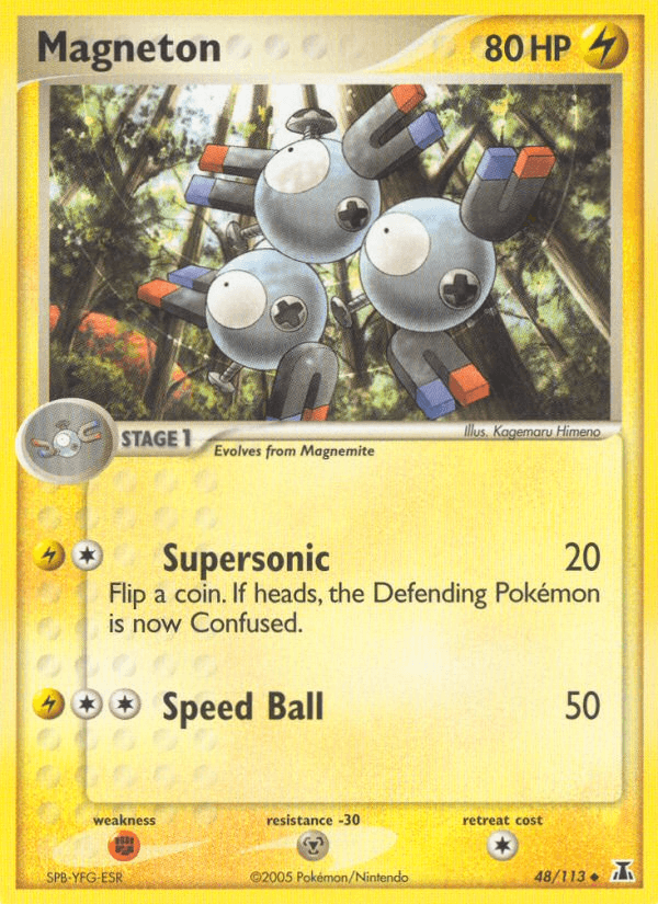 Carta Pokémon Magneton 48 de Delta Species