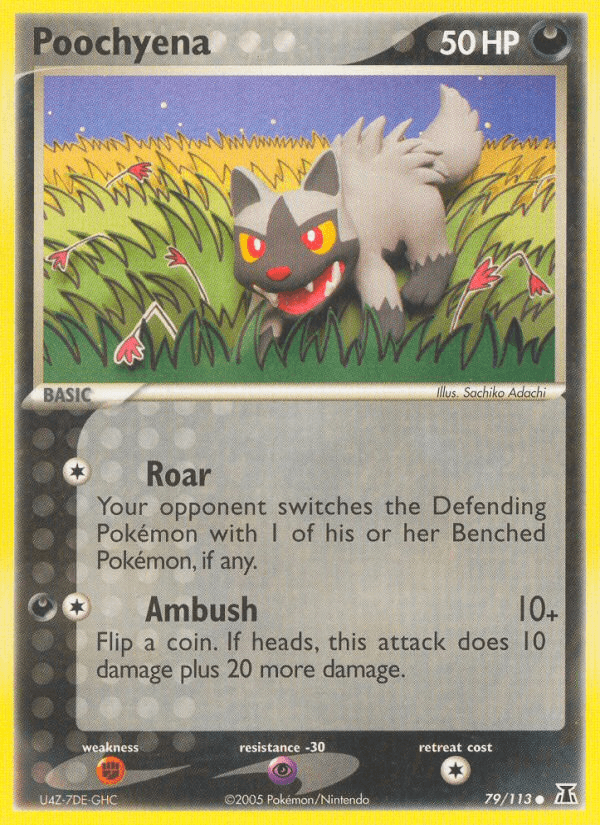 Carta Pokémon Poochyena 79