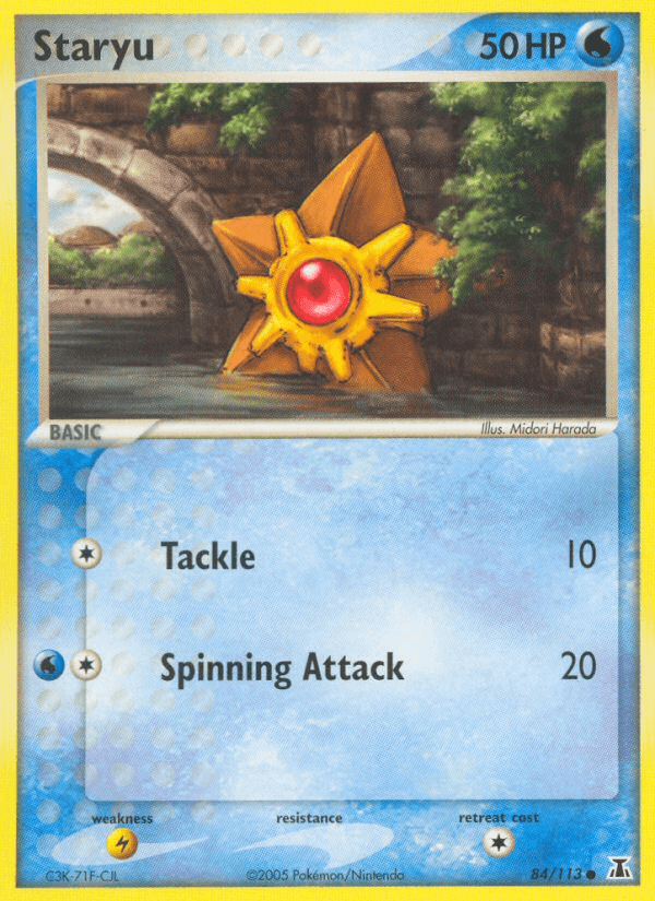 Carta Pokémon Staryu 84