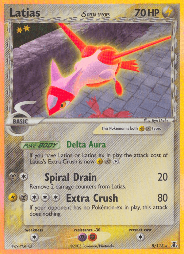 Carta Pokémon Latias δ 8