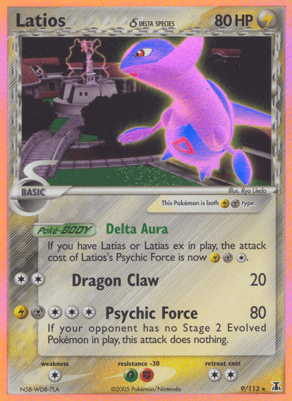 Carta Pokémon Latios δ 9