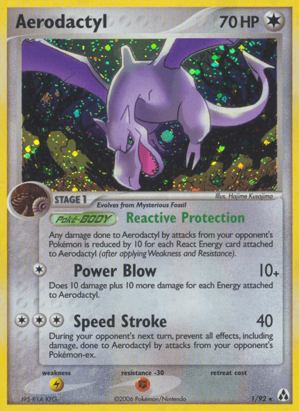 Carta Pokémon Aerodactyl 1