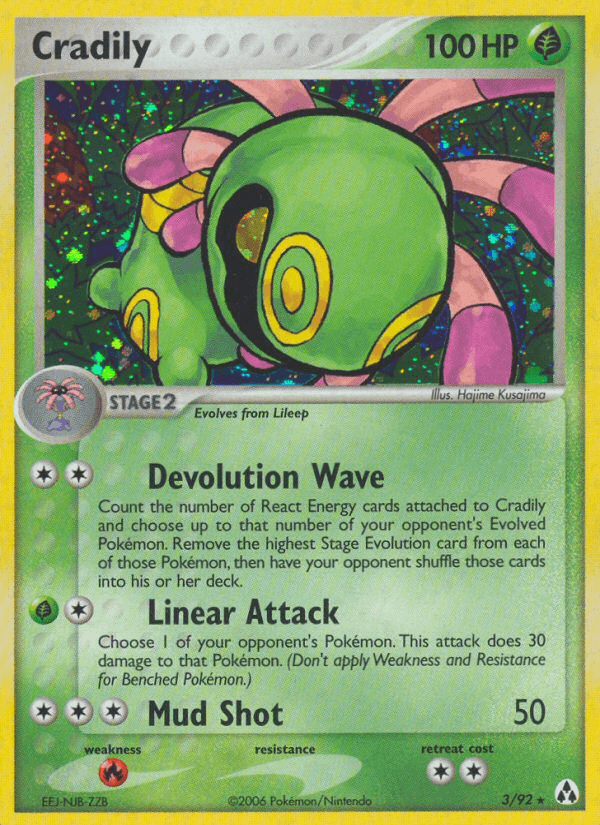 Carta Pokémon Cradily 3