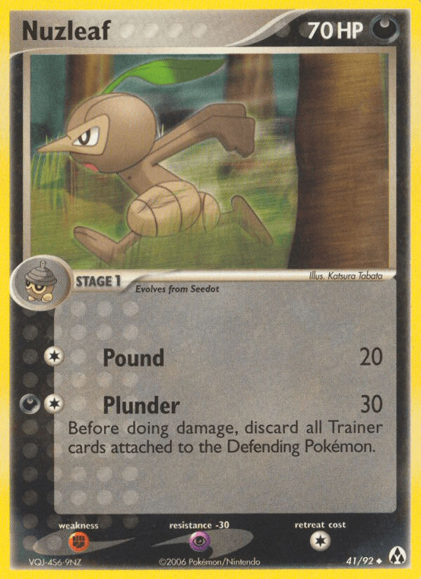 Carta Pokémon Nuzleaf 41
