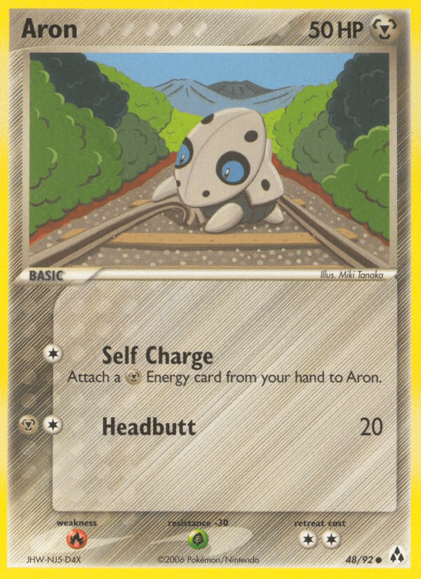 Carta Pokémon Aron 48