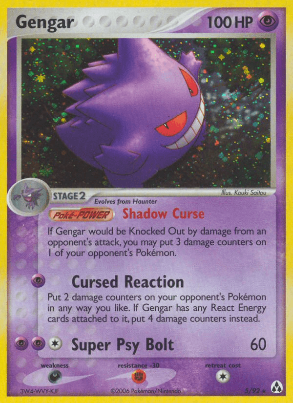 Carta Pokémon Gengar 5