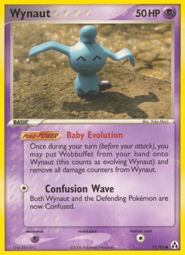 Carta Pokémon Wynaut 71 de Legend Maker