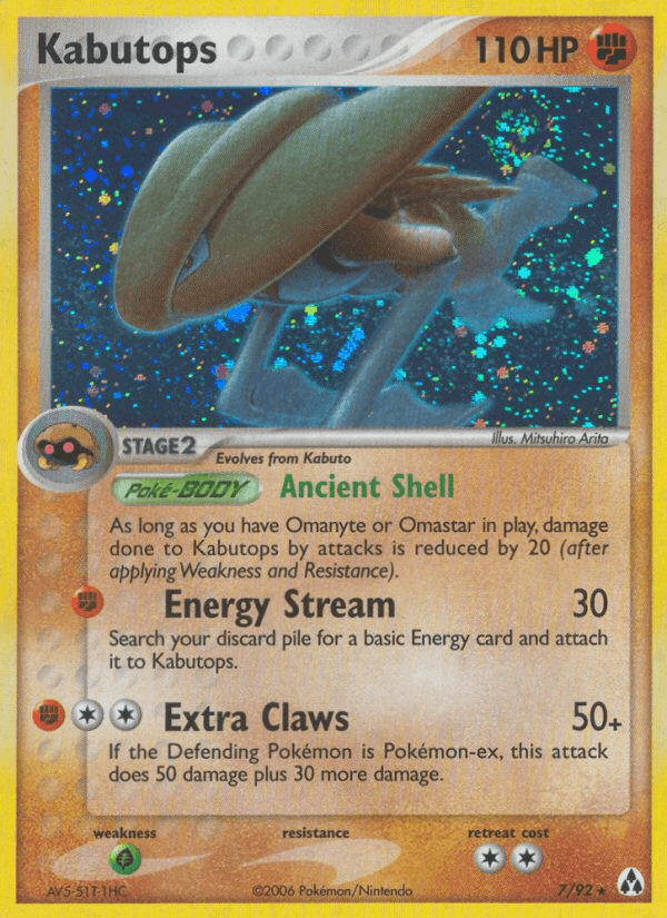 Carta Pokémon Kabutops 7