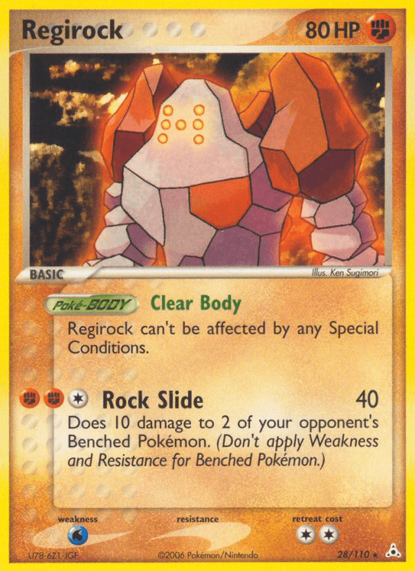Carta Pokémon Regirock 28