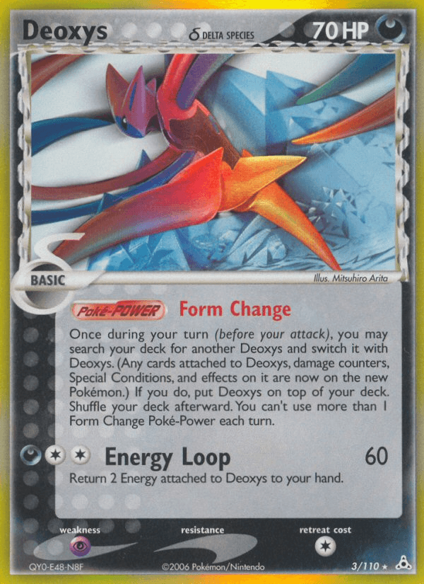 Carta Pokémon Deoxys δ 3