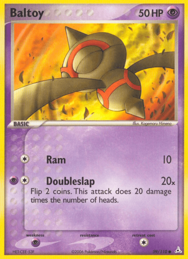 Carta Pokémon Baltoy 59