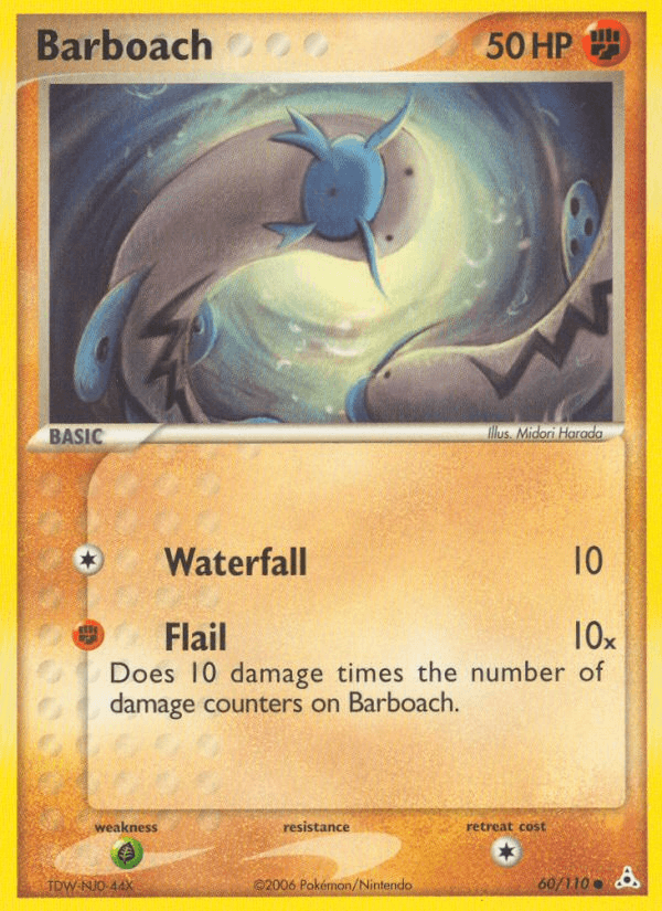 Carta Pokémon Barboach 60 de Holon Phantoms