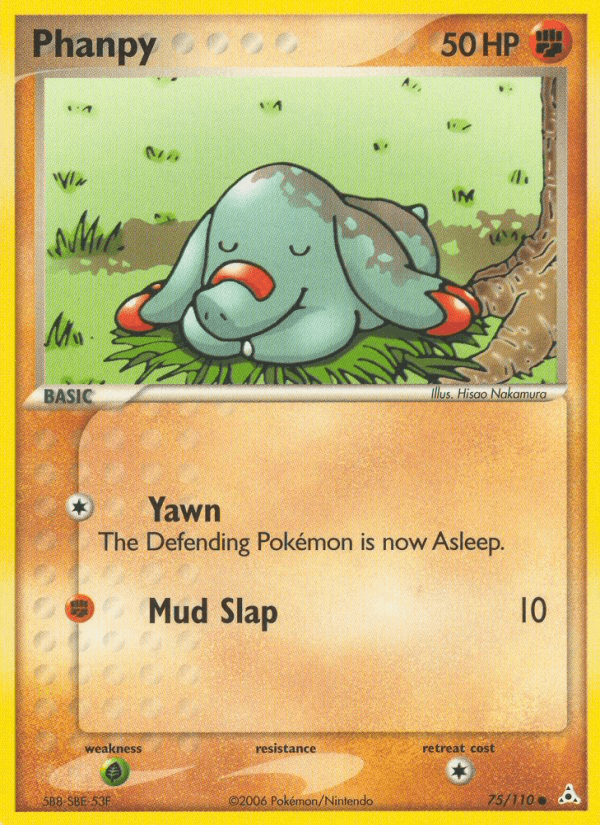 Carta Pokémon Phanpy 75