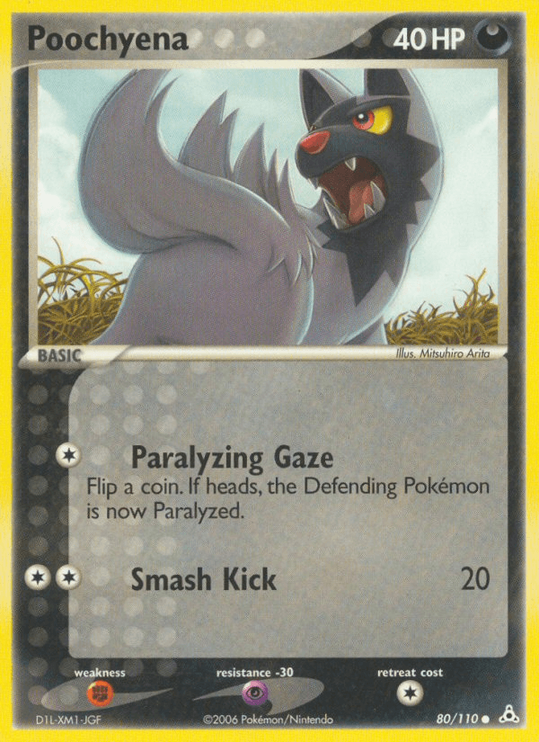 Carta Pokémon Poochyena 80