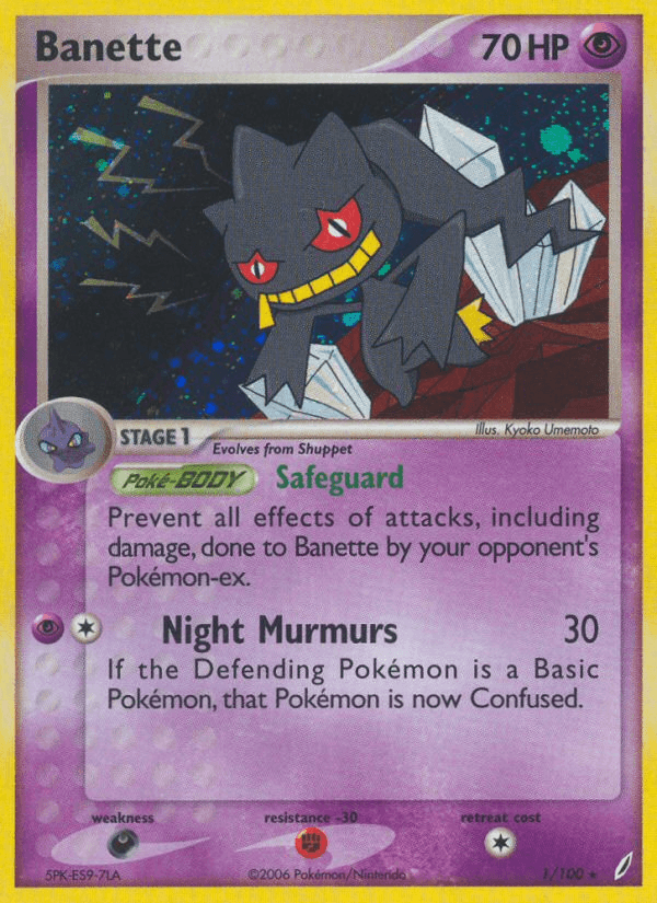 Carta Pokémon Banette 1