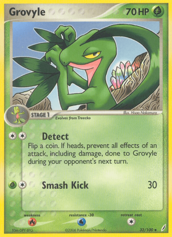 Carta Pokémon Grovyle 32