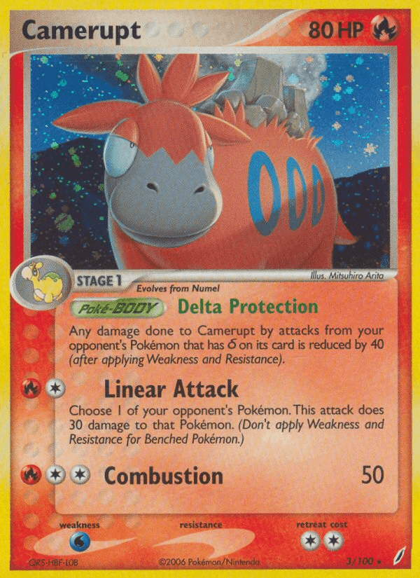 Carta Pokémon Camerupt 3