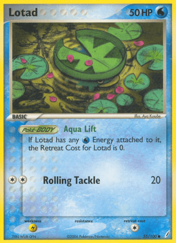 Carta Pokémon Lotad 55
