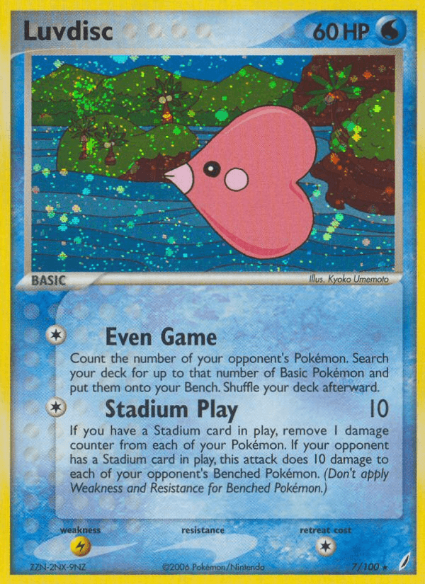 Carta Pokémon Luvdisc 7