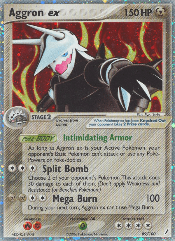Carta Pokémon Aggron ex 89