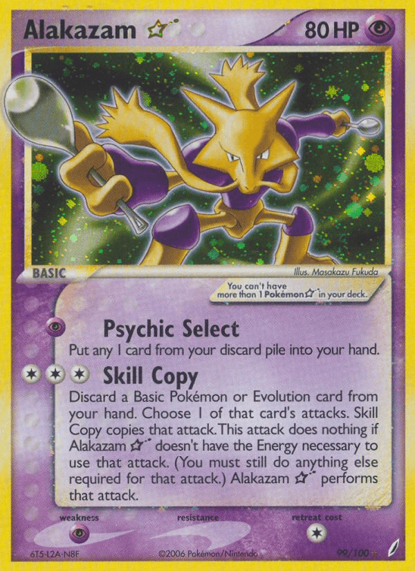 Carta Pokémon Alakazam ★