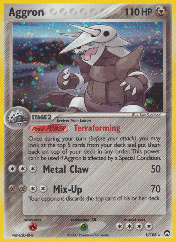 Carta Pokémon Aggron 1