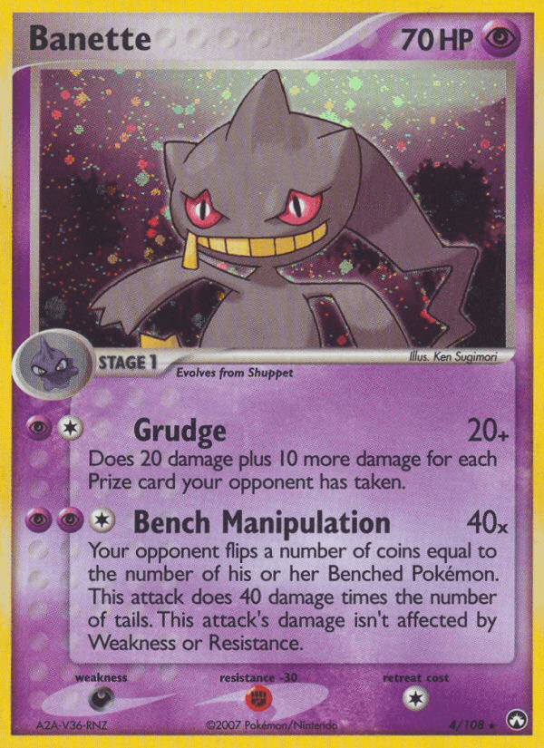 Carta Pokémon Banette 4