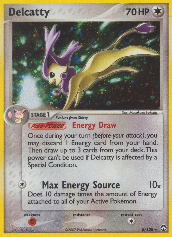 Carta Pokémon Delcatty 8