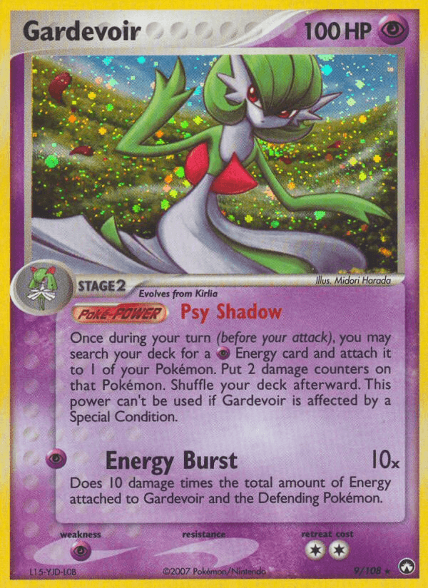 Carta Pokémon Gardevoir 9