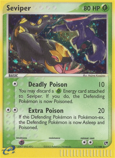 Carta Pokémon Seviper 11