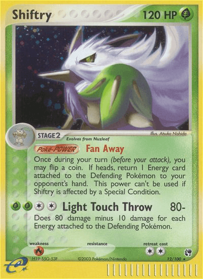 Carta Pokémon Shiftry 12